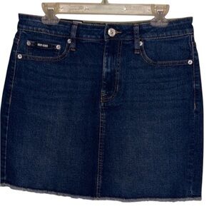 DKNY Jean Mini Skirt